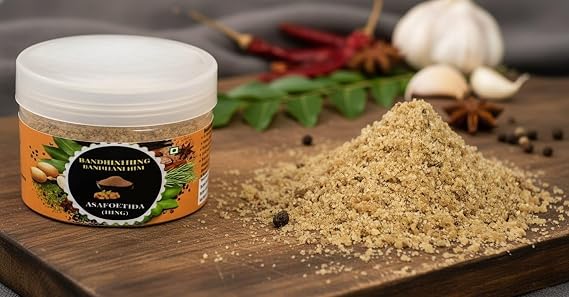Asafoetida Hing Jar Strongest Compounded Pure Hing Powder (50 gm, Pack of 1)