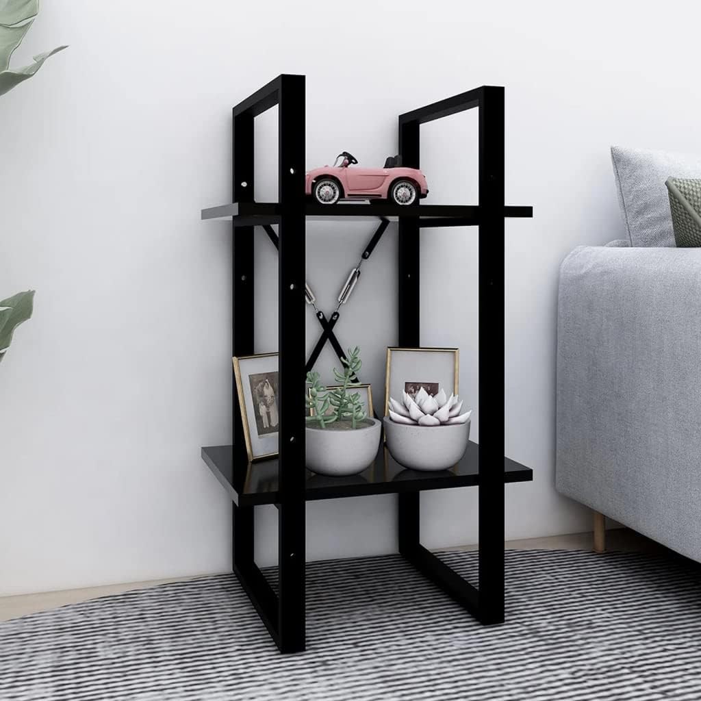 KTHLBRH 2Tier Book Open Shelf Bookcase Bookshelf