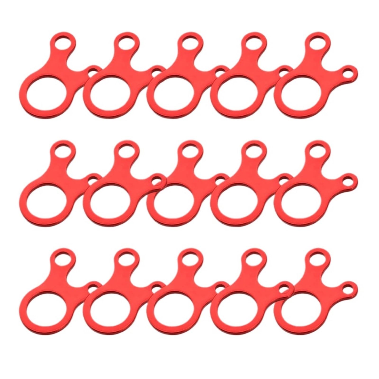 Guy Rope Tensioners 15Pcs Tent Rope Fastener Guyline Tension Awning Cord Line Adjuster Tightening Stopper Buckle For camping