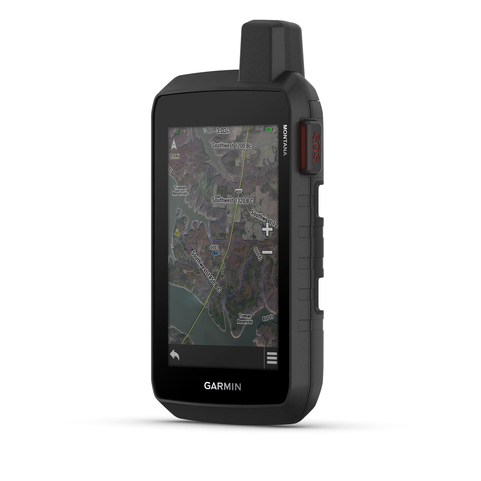 Garmin Montana® 760i, Rugged GPS Handheld Navigator with Built-in inReach® Technology for SOS and 2-way Texts in Remote Areas, 5” Touchscreen, 8MP Camera, Satellite Imagery and Maps for Road or Trails
