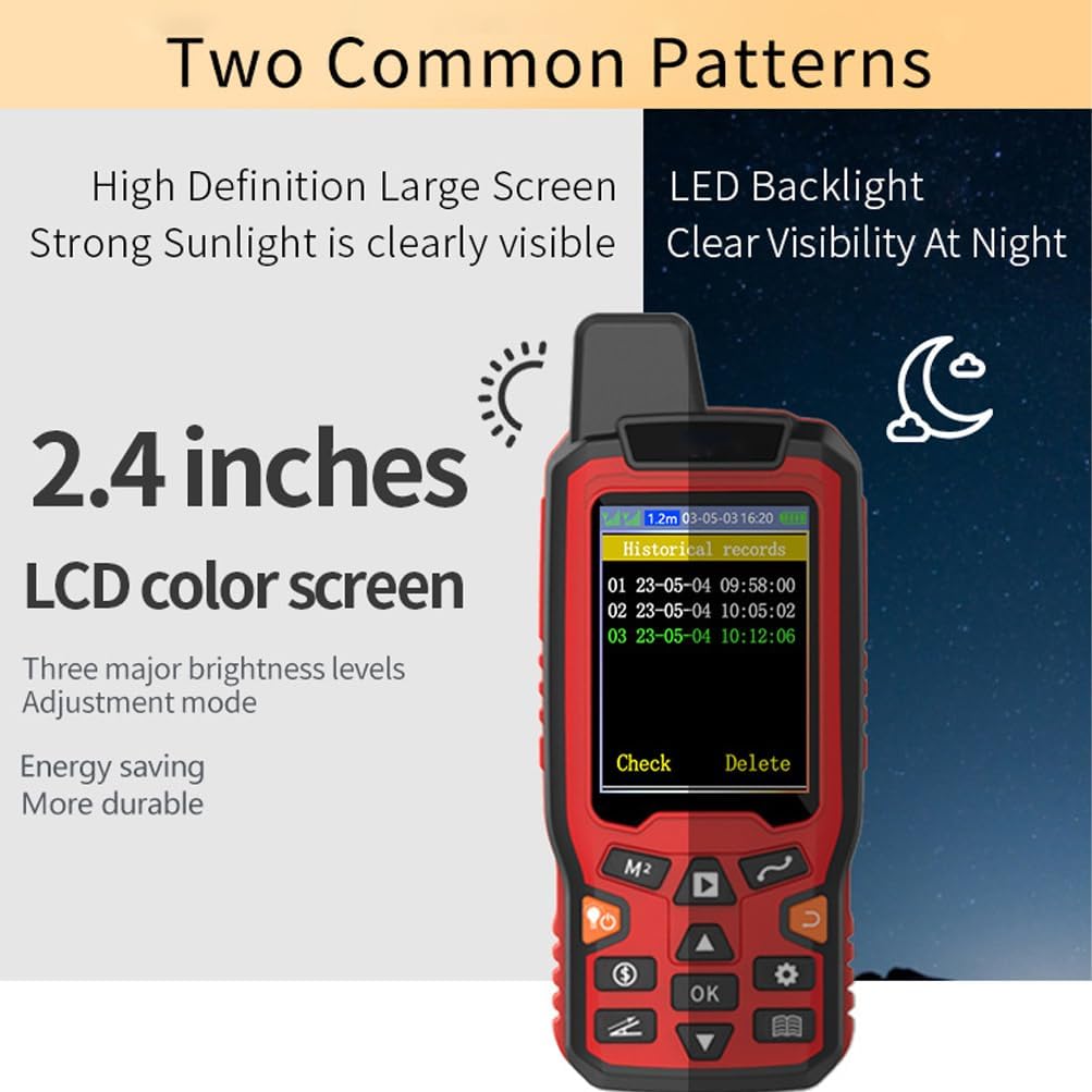 Calculatrice de Zone GPS Portable, Batterie de 3500 mAh de Long et étanche - 2,4 "Affichage Haute précision