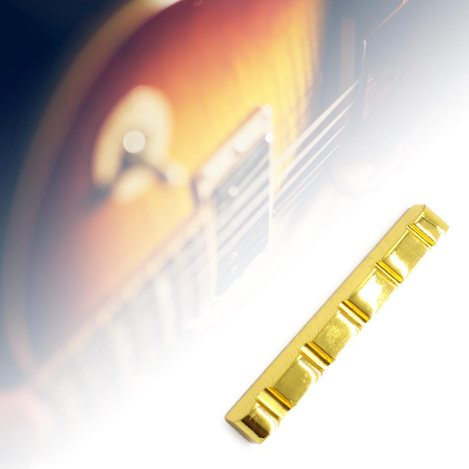 2 Sets Guitar Locking Nut String Lock For Floyd Rose Tremolo Bridge (42mm Black)