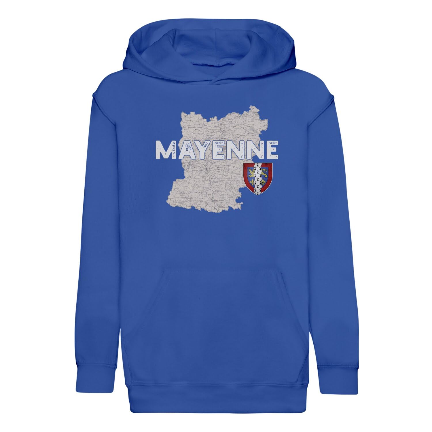 Sweat enfant Mayenne 53 pull premium carte ancienne Laval - 4