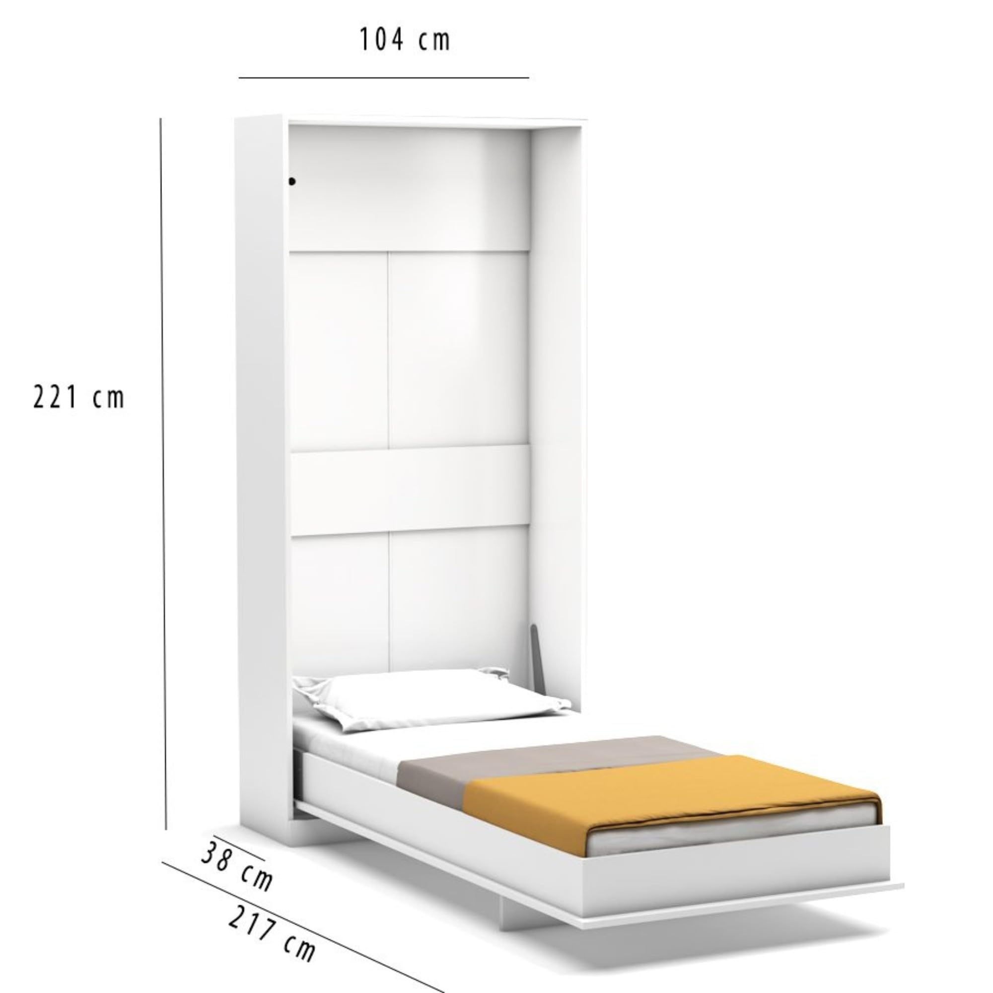 MagicFox Sponda Letto Pieghevole Per Bambini – Regolabile In Altezza, Fino A 106,7 Cm (Adatta A 99% Dei Letti) - 5