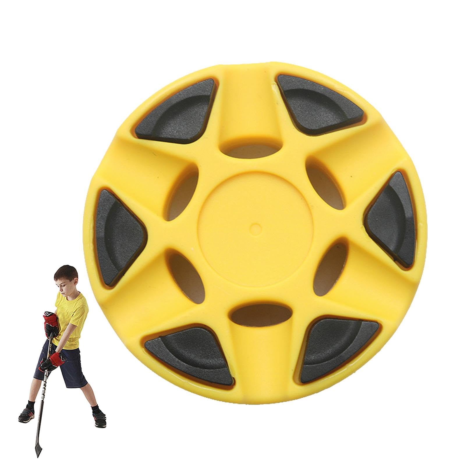 Palet De Hockey Street – Disque PE Nylon 7,5 Cm – Entraînement Débutant Et Pro – Intérieur Extérieur – Glisse Sur Surface Rugueuse