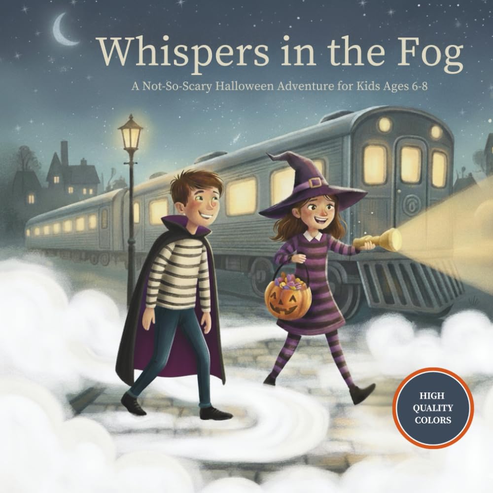 Whispers in the Fog: A Not-So-Scary Halloween Adventure for Kids Ages 6–8