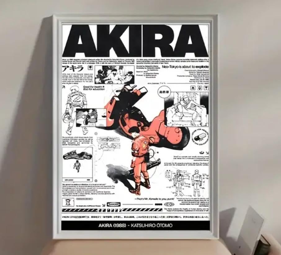 Amazon.co.jp: A3 30x40cm AKIRA アキラ 大友克洋 ポスター 高級防水 