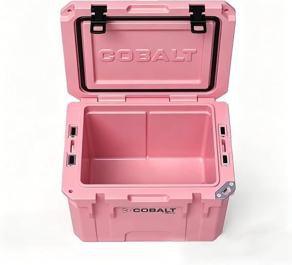 Cobalt 25 Quart Roto-Molded Super Ice Cooler | Large Ice Chest Holds Ice Up to 3 Days |