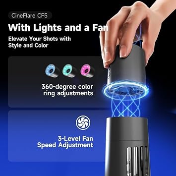 COLBOR CF5 40W Portable Fog Machine with RGB for Photography and Video