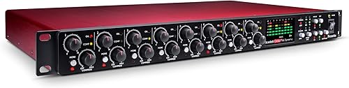Miniatura 5 de 8 canales de pre ampliación de micrófono Focusrite Scarlett con compresión analógica, 8 entradas  8 salidas