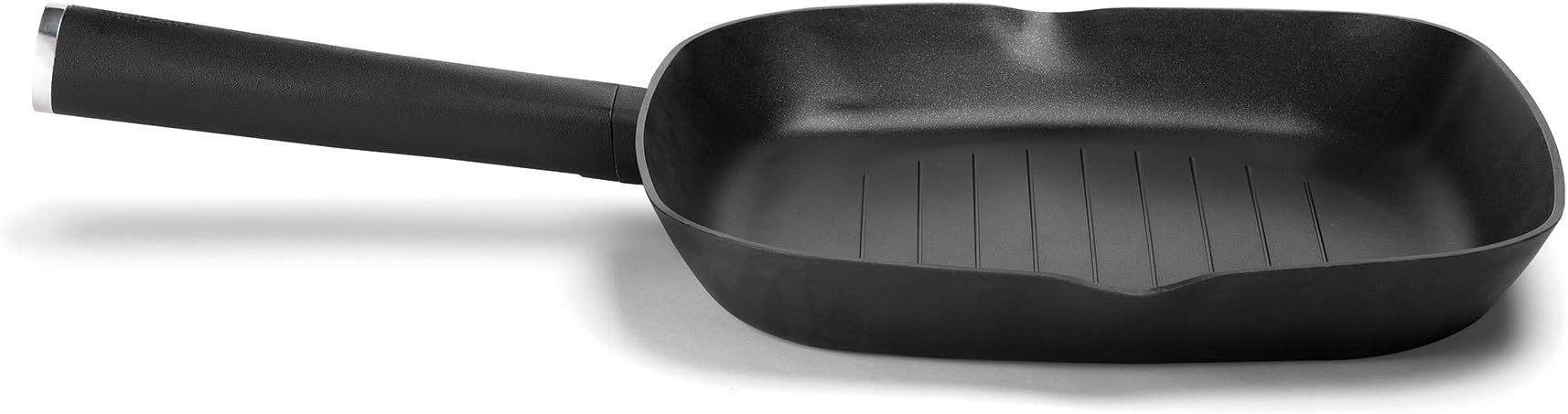 Guzzini Cooking Square Steak, Attila Veress, 48.5 x 30.5 x h6.7 cm, Chrome
