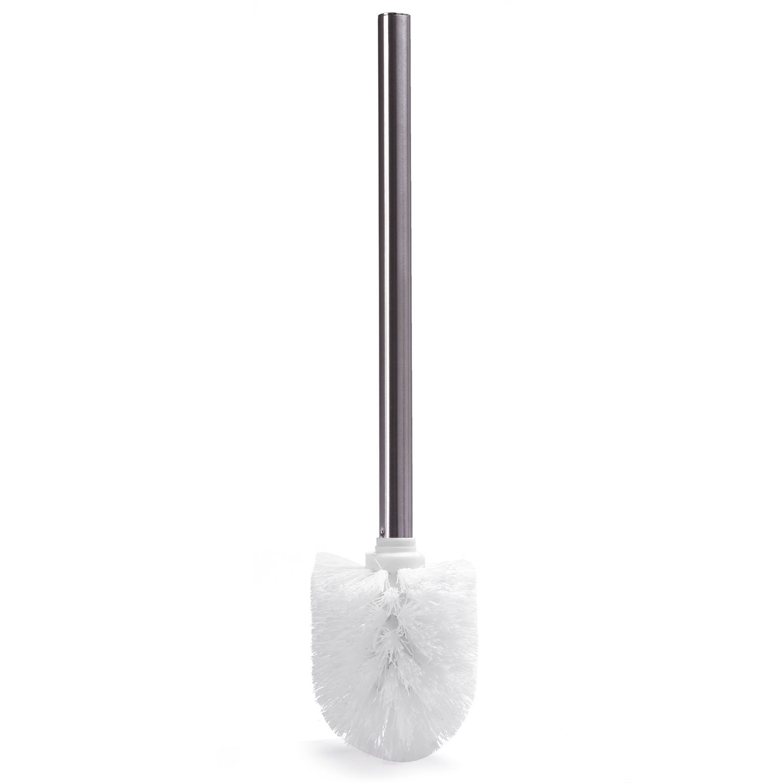 Msv White Stainless Steel Toilet Brush Handle,