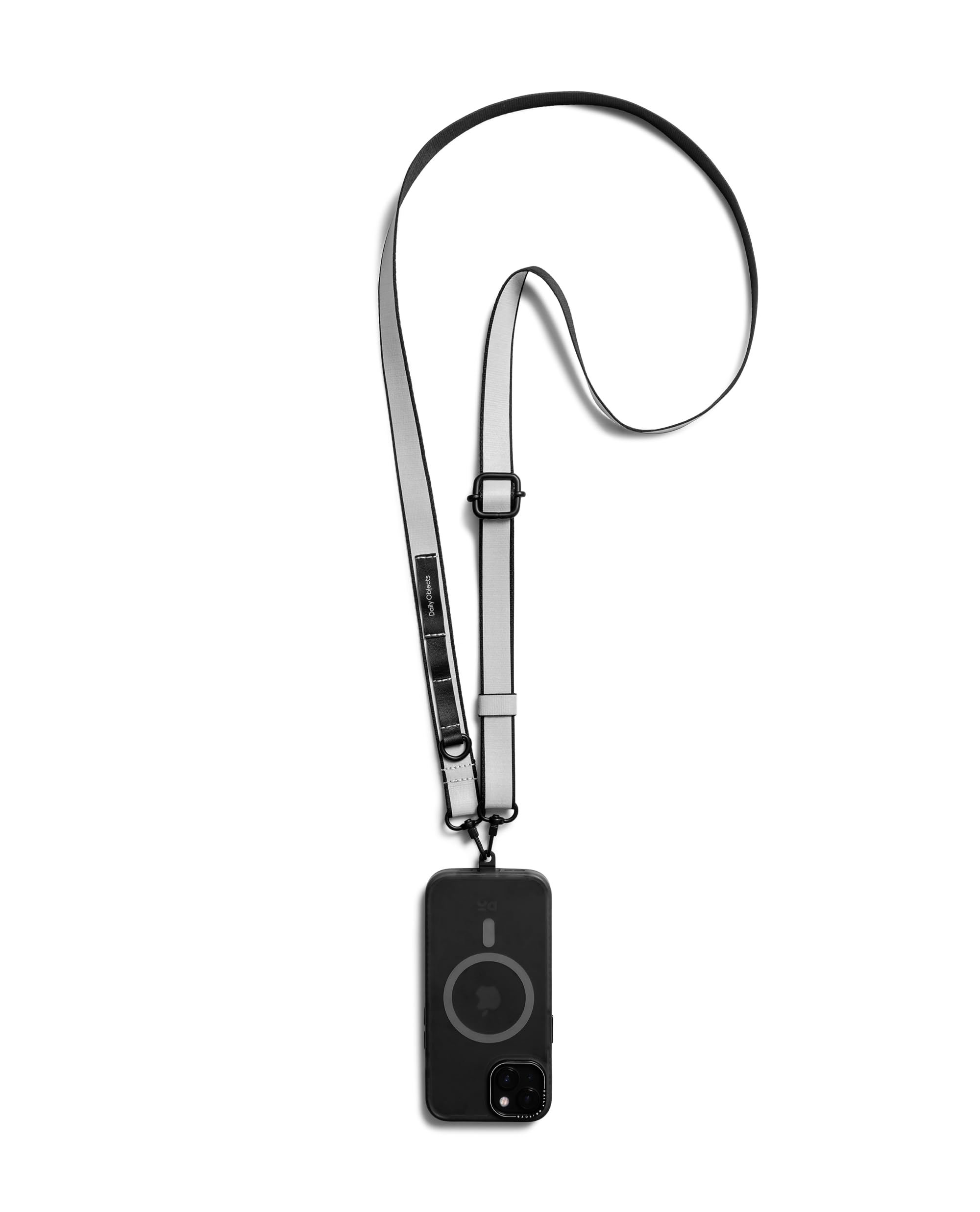 Light Grey Strobe Lanyards - Strap | Phone Necklace Comfortable Around The Neck, Compatible with All Smartphones | Phone case is not included-image-22