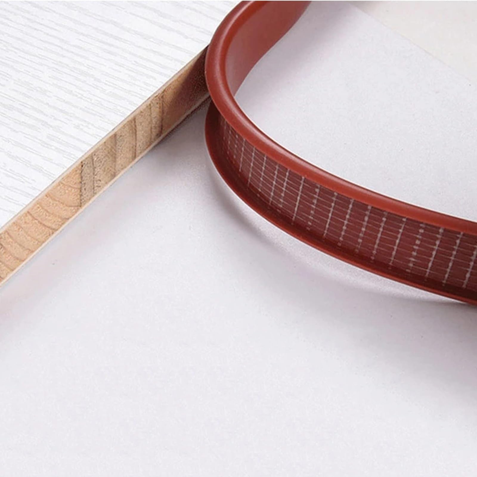 Śpiew w kształcie litery U krawędź krawędzi TPE samoprzylepna krawędź w kształcie litery U wielokolorowa 9-40 mm 5 m(Brown, 9mm)