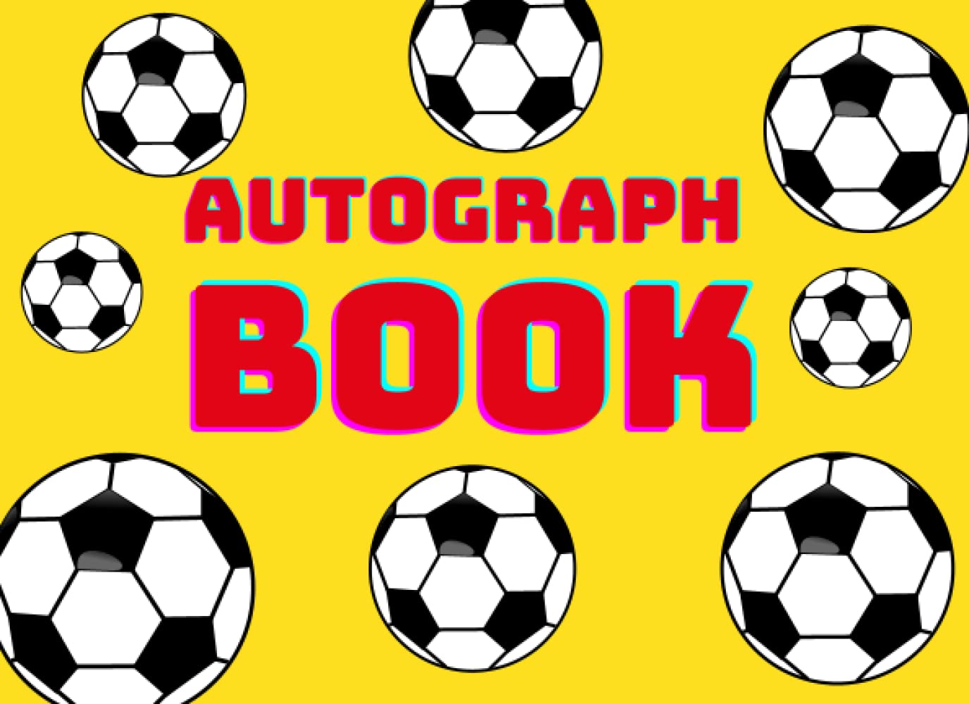 Livre d'or autographe football album signature blanc mémorabilia pour collectionneur