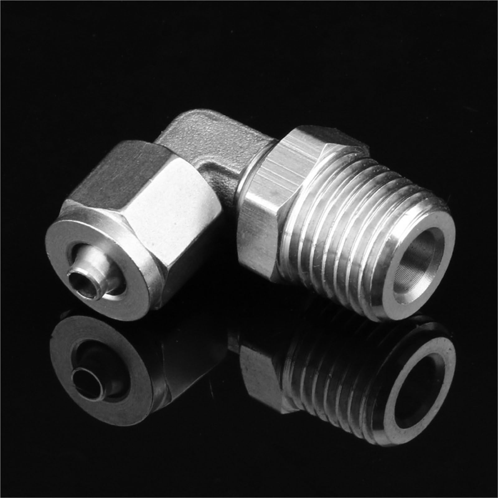 Conector rápido neumático de acero inoxidable 304, codo giratorio Universal Pl, giro 8-01, 1 Uds.(Stainlesssteelquicktwistpl6-m5)