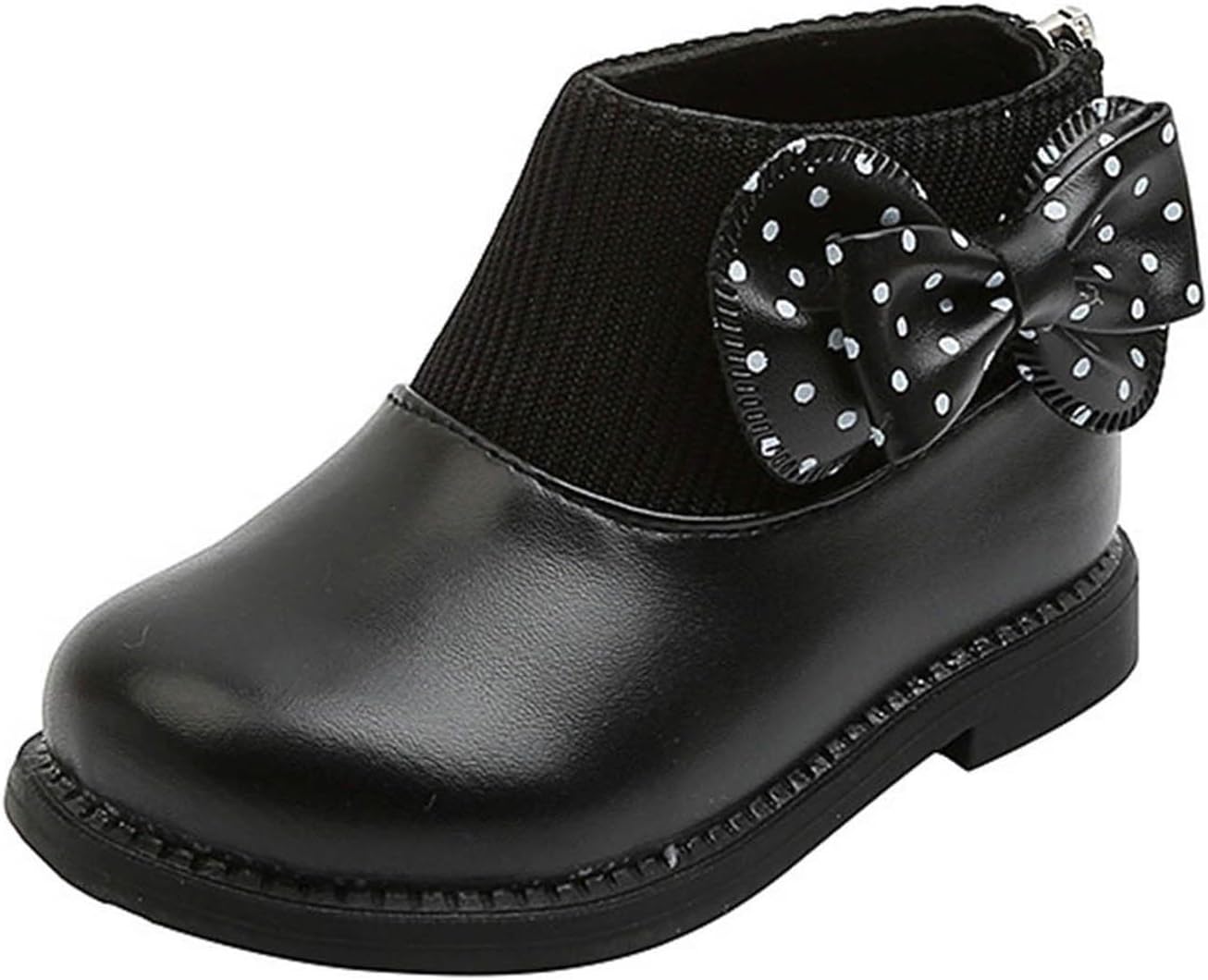 HAOLEI Stivali da Neve per Bambine e Ragazze, Stivali Sic Bambino Inverno Scarpe Neve con Suola Antiscivolo in Gomma e Calda Foderati Scarpe Invernali per Bambini