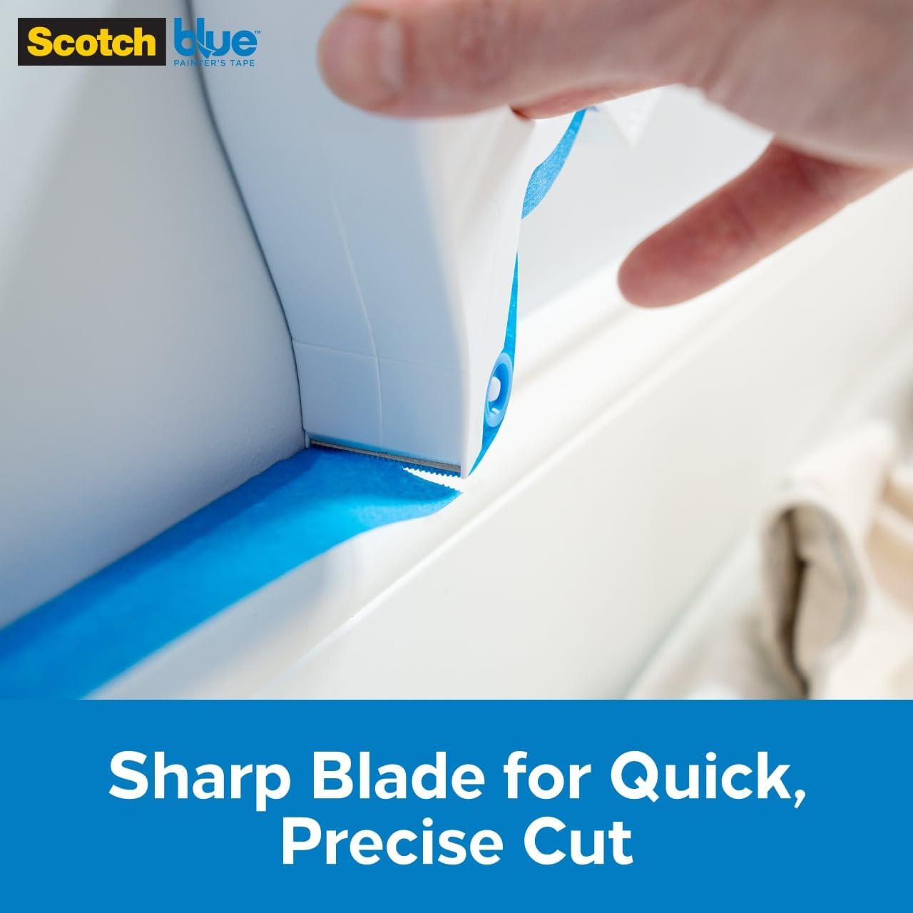 Scotch Blue Painters Tape Applicator, Applies Painter's Tape in One Continuous Strip, Paint Tape Applicator for Trim, Windows and Door Frames, 1.41 Inches x 20 Yards, 3 Pack