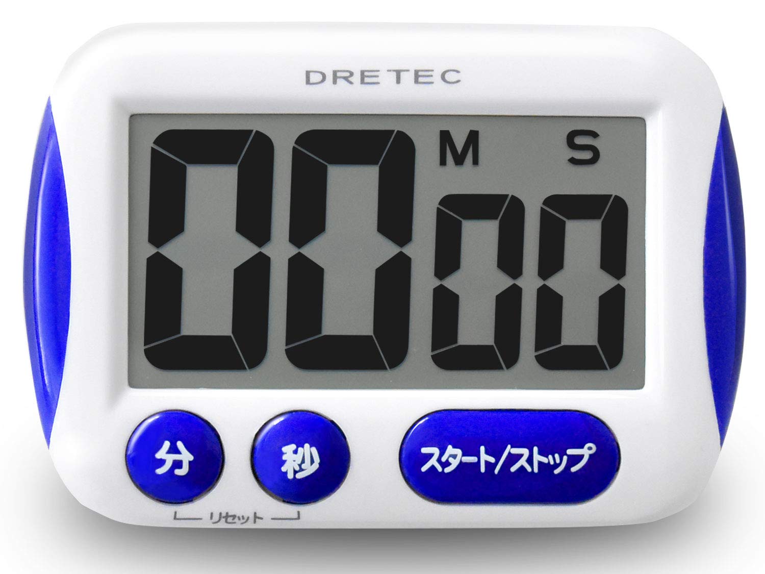 DRETEC czasomierz duży ekran niebieski T-291-BL (import z Japonii)