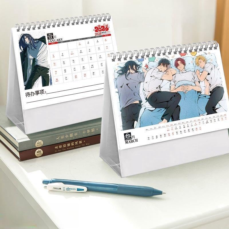 Amazon | ウィンドブレイカー 2025年 卓上カレンダー カレンダー 蘇枋