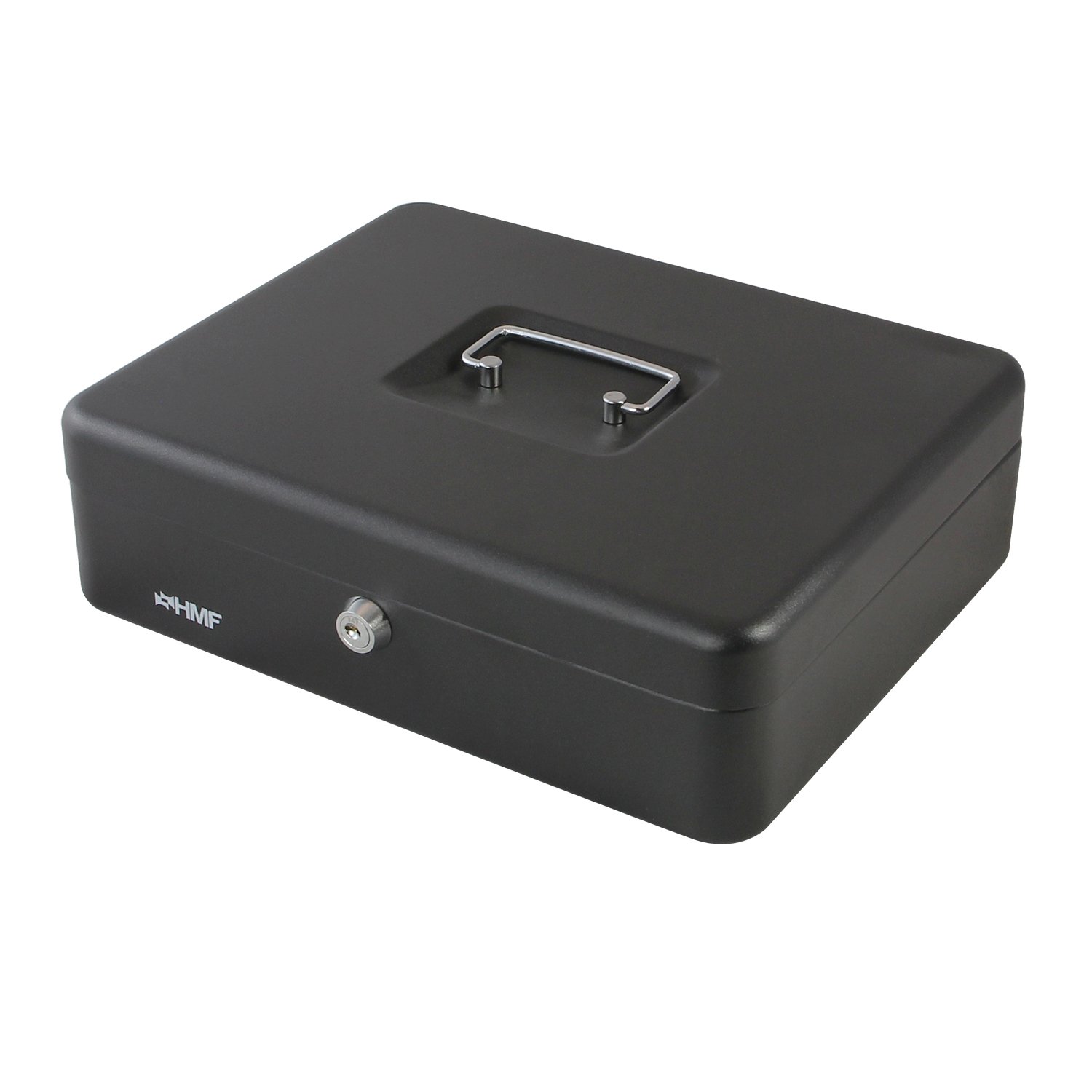 HMF 108-02 Caisse à Monnaie monnayeur 30 x 24 x 9 cm noir