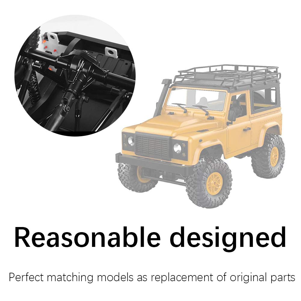 Assale Ruota Posteriore RC, Assale Ruota Posteriore Auto RC Compatibile con Accessori di Aggiornamento Ricambi Auto WPL D12 1/10 RC Accessori per modellini di Auto
