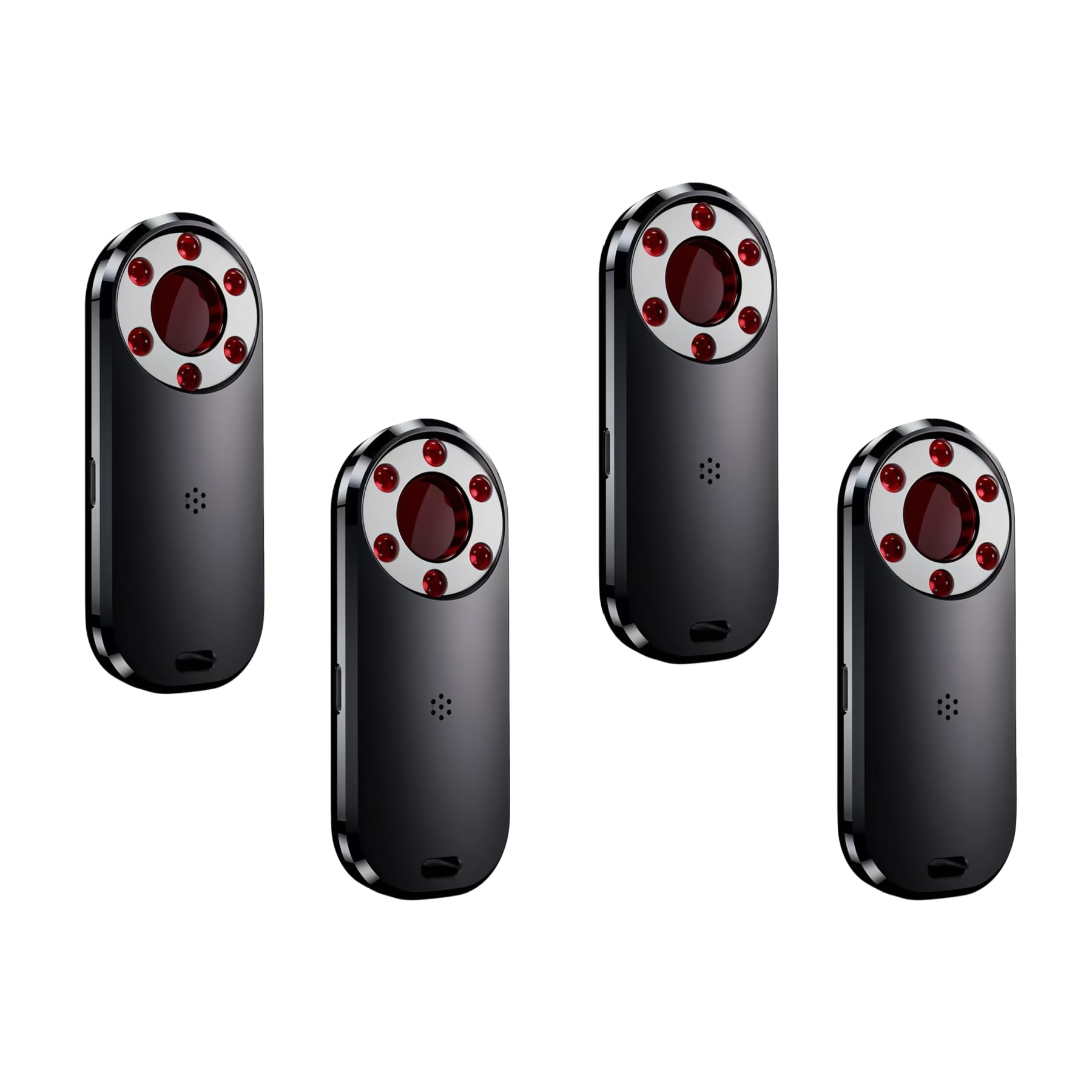 4-Pack versteckter Kamera-Detektor Verhindern Spy Detector Kamera Finder GPS Anti-Sneak Anti-Monitoring Scan Tracker Privacy Protector für Büro Badezimmer