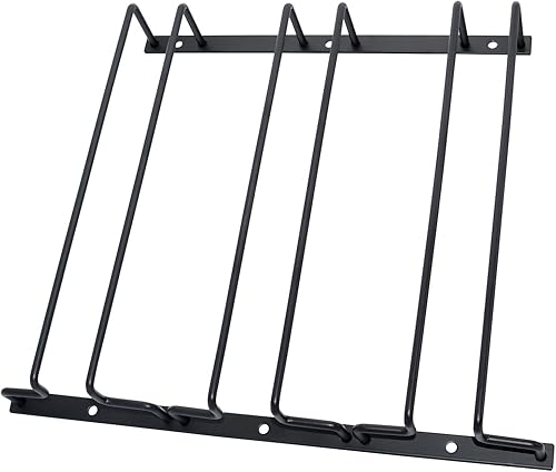 Miniatura 4 de Estante para copas de vino de 10.82 pulgadas para debajo del gabinete, soporte para copas de vino, soporte de almacenamiento para vasos, organizador