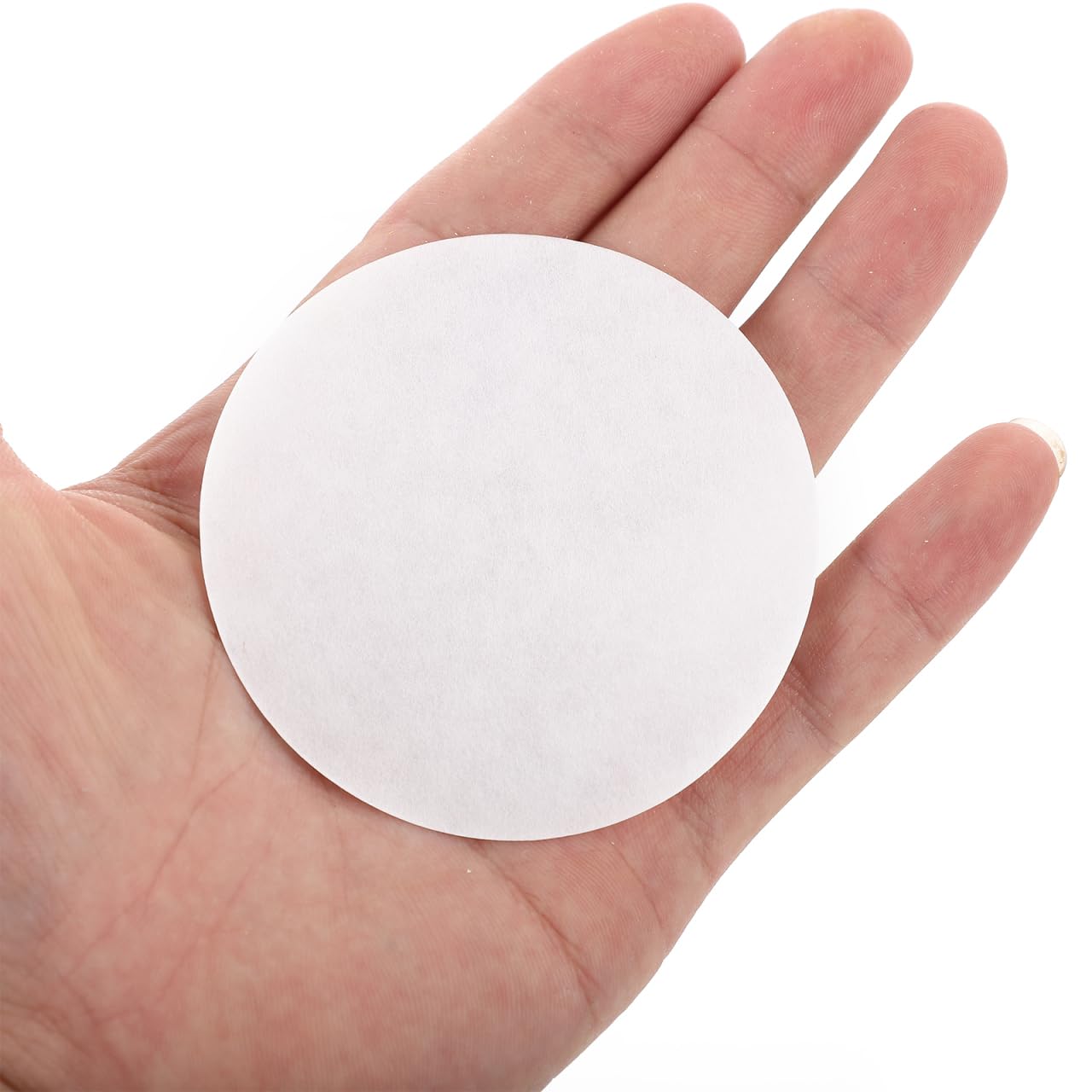Hemobllo Qualitatives Filterpapier Rund Ø 2.76 Zoll 100 Stück Mittlere Fließgeschwindigkeit Weiß Laborfilter Für Chemische Experimente Und Allgemeine Anwendungen