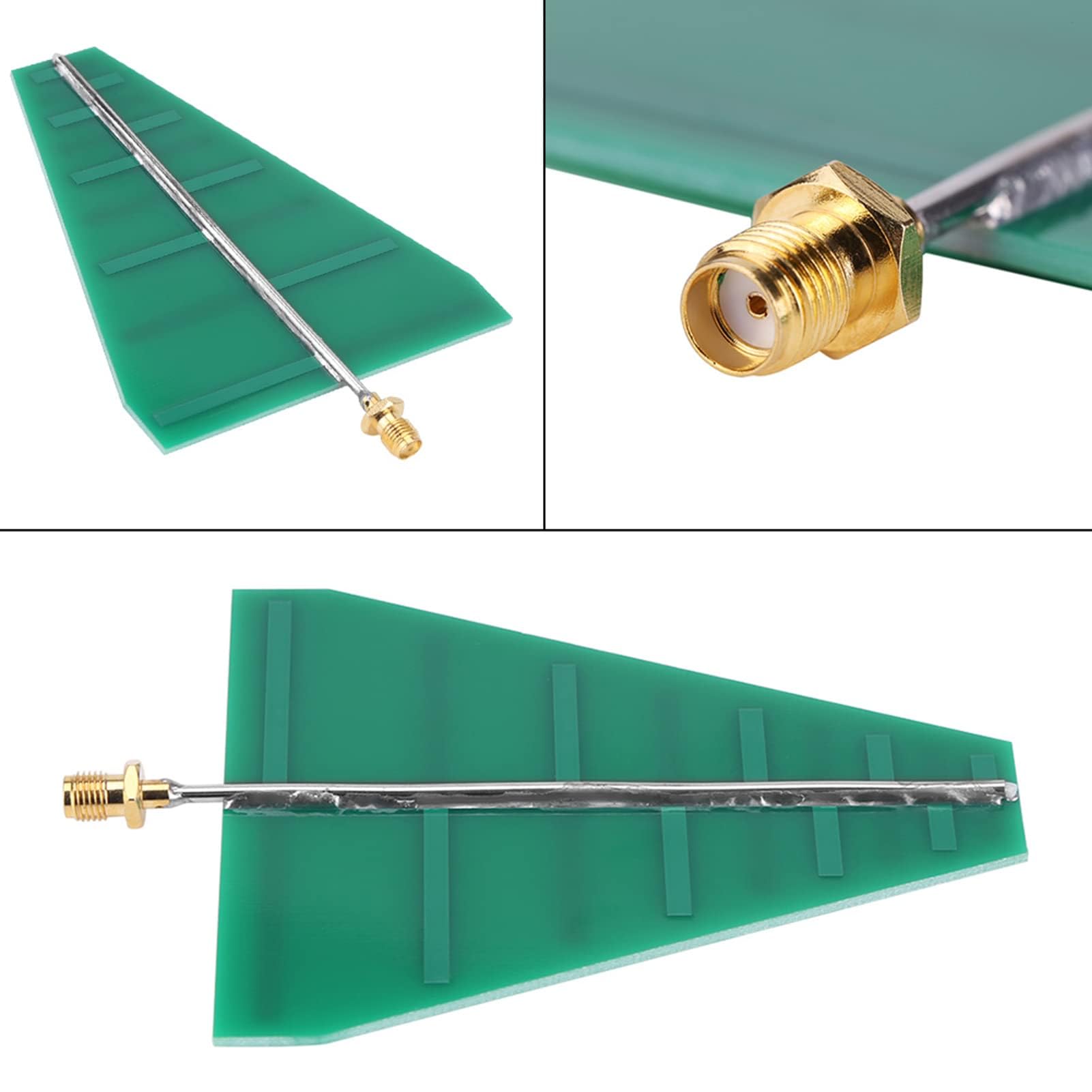 Antenna UWB log-periodica 1.35-9.5 GHz, per HackRF, campo industriale, a banda larga, direzionale