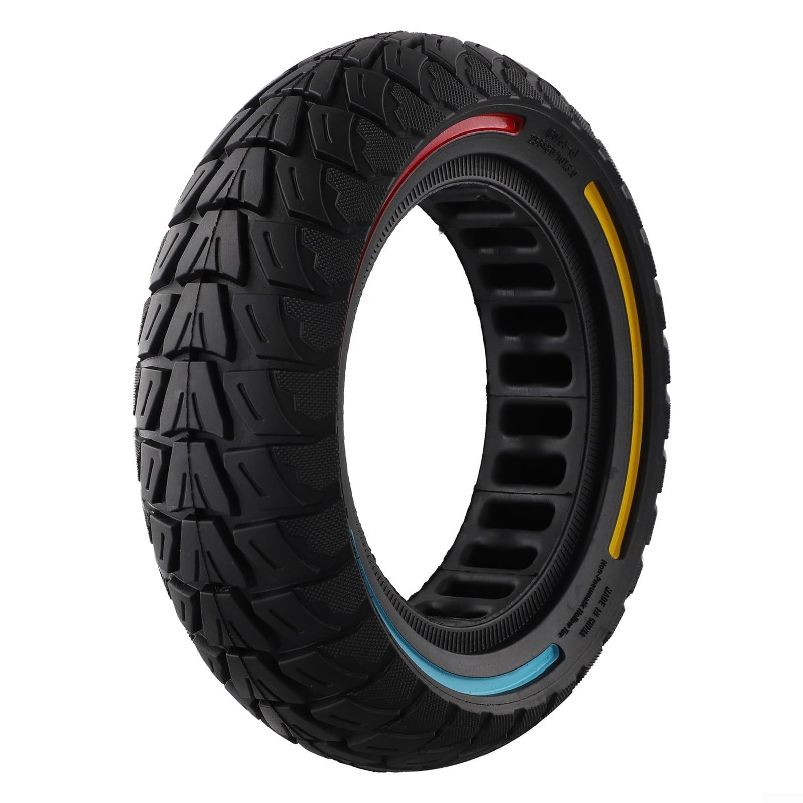 10 Inch 255x80 Solid Tire 3 0 Width Puncture Proof Flat Non-Pneumatic Rubber Tire for Kaabo Mant Electric — view 7