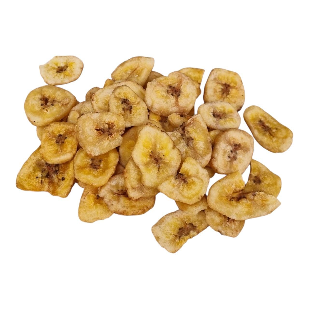 IGART FOOD & WOOD Banana Chips Essiccata Rondelle dalle Filippine Snack Dolce Frutta Tropicale Croccante Formato (500g)