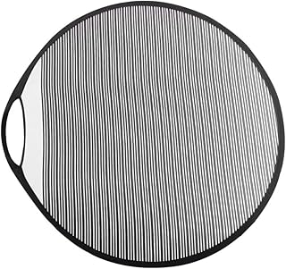 Car Dent Repair Reflector, Flexible Portable Foldable Dent Board, Dent Repair Tool, Circular Striped Light Board for Vehicle Door Scratch and Hail Damage, Car Dent Remover Tool (9.8 inch)