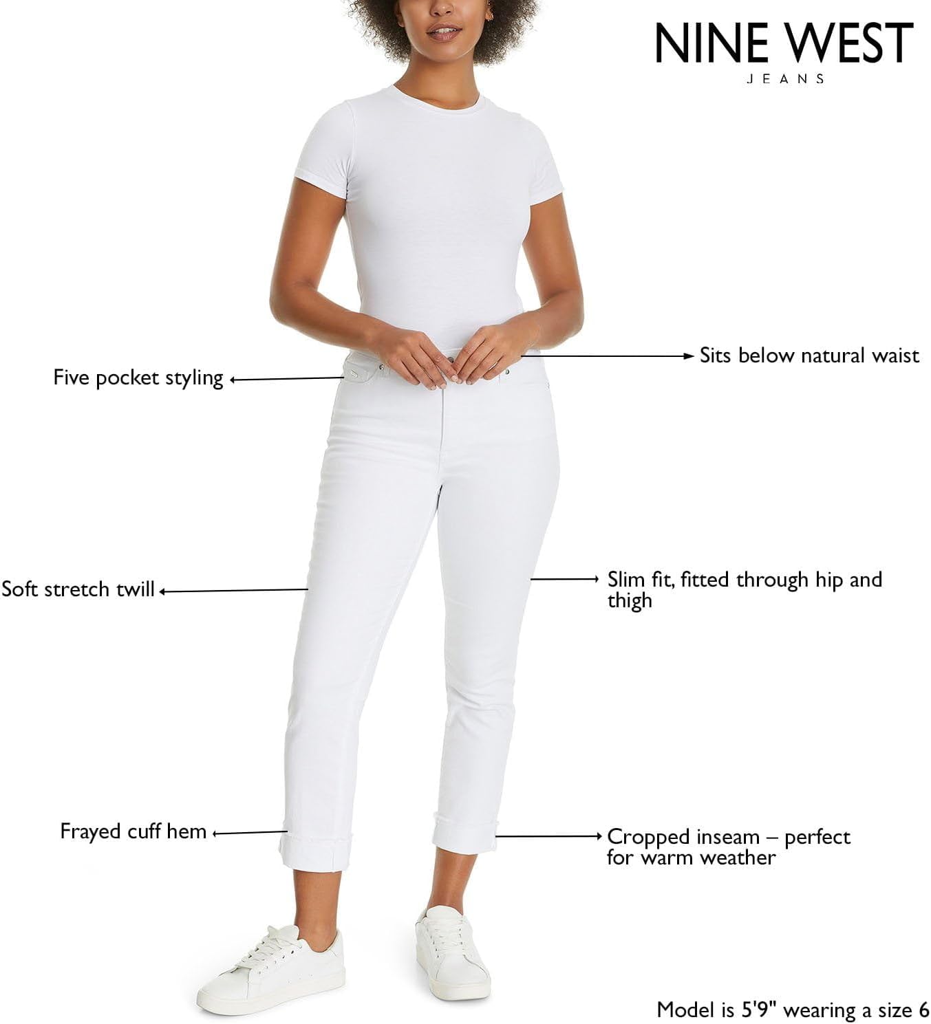 Nine West Womens Gramercy Cropped Pants, Womens Summer Pants, Work Jeans, Summer Clothes, Spring Break Essentials