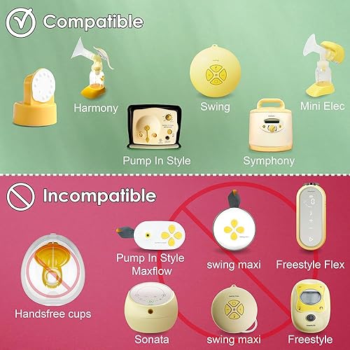 Miniatura 2 de Nenesupply Válvulas de membranas compatibles con piezas de extractor de leche Medela, no piezas de repuesto originales de membrana Medela,