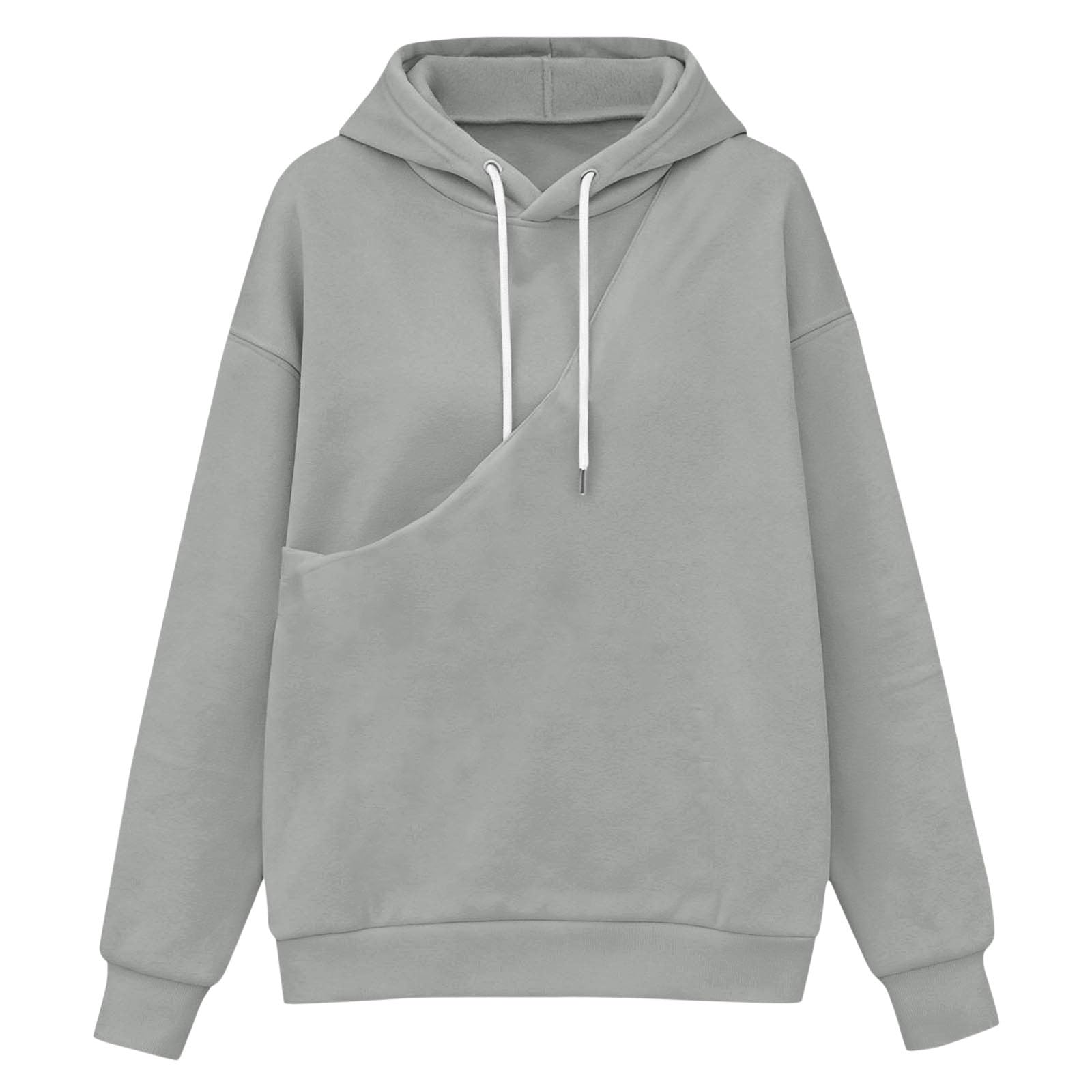 Felpe con cappuccio da uomo con grande tasca a marsupio, felpa con cappuccio vestibilità larga, comoda, streetwear top per lavoro, viaggi o attività quotidiane