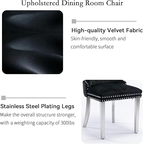 Miniatura 9 de Juego de mesa de comedor de mármol sintético blanco plateado de 70 pulgadas para 4, juego de mesa rectangular moderna de 5 piezas con patas de acero