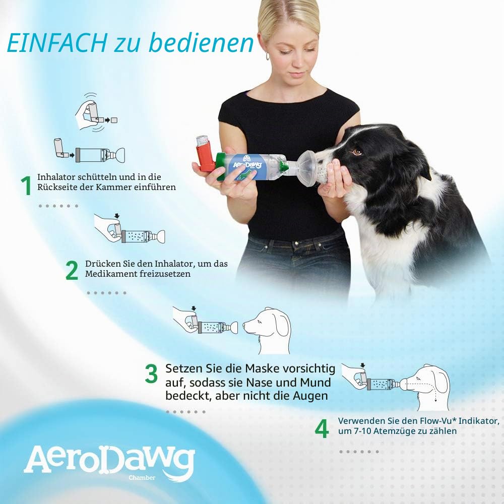 AeroDawg Trudell Medical Inhalationsgerät für Hunde ab 10 kg