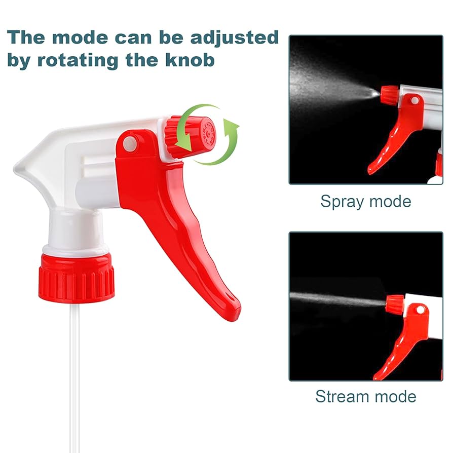 Spray Bottle Nozzle Replacement 32 Transport Spray Shot Bottles With