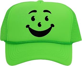 قبعة Retro Smile Face Snapback قابلة للتعديل، إكسسوار مخصص للهالوين