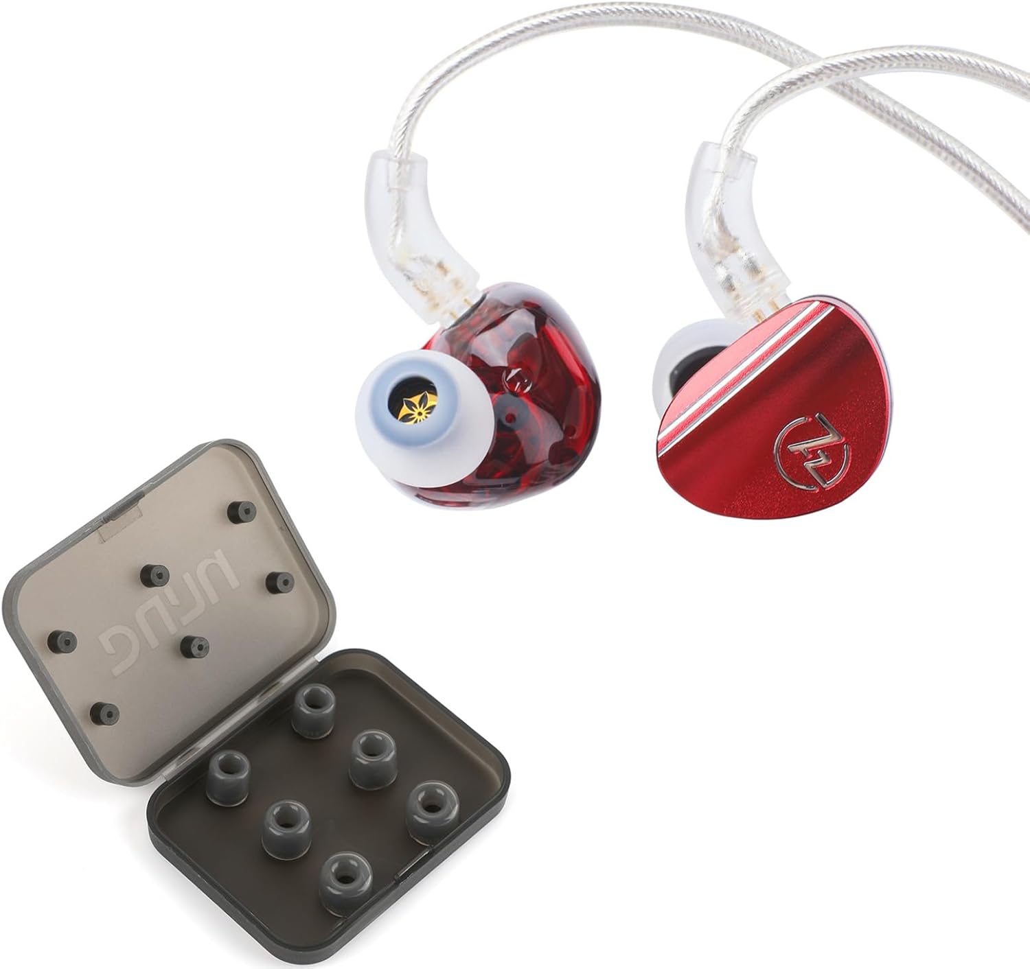 Linsoul 7Hz x HBB Elua Monitor In Ear, IEM 10mm 8mm Dual Dynamic Driver, HiFi Headphone, Gaming Headphone Met Afneembare 2-Pins Kabel Voor Audiofielen Studio Engineer