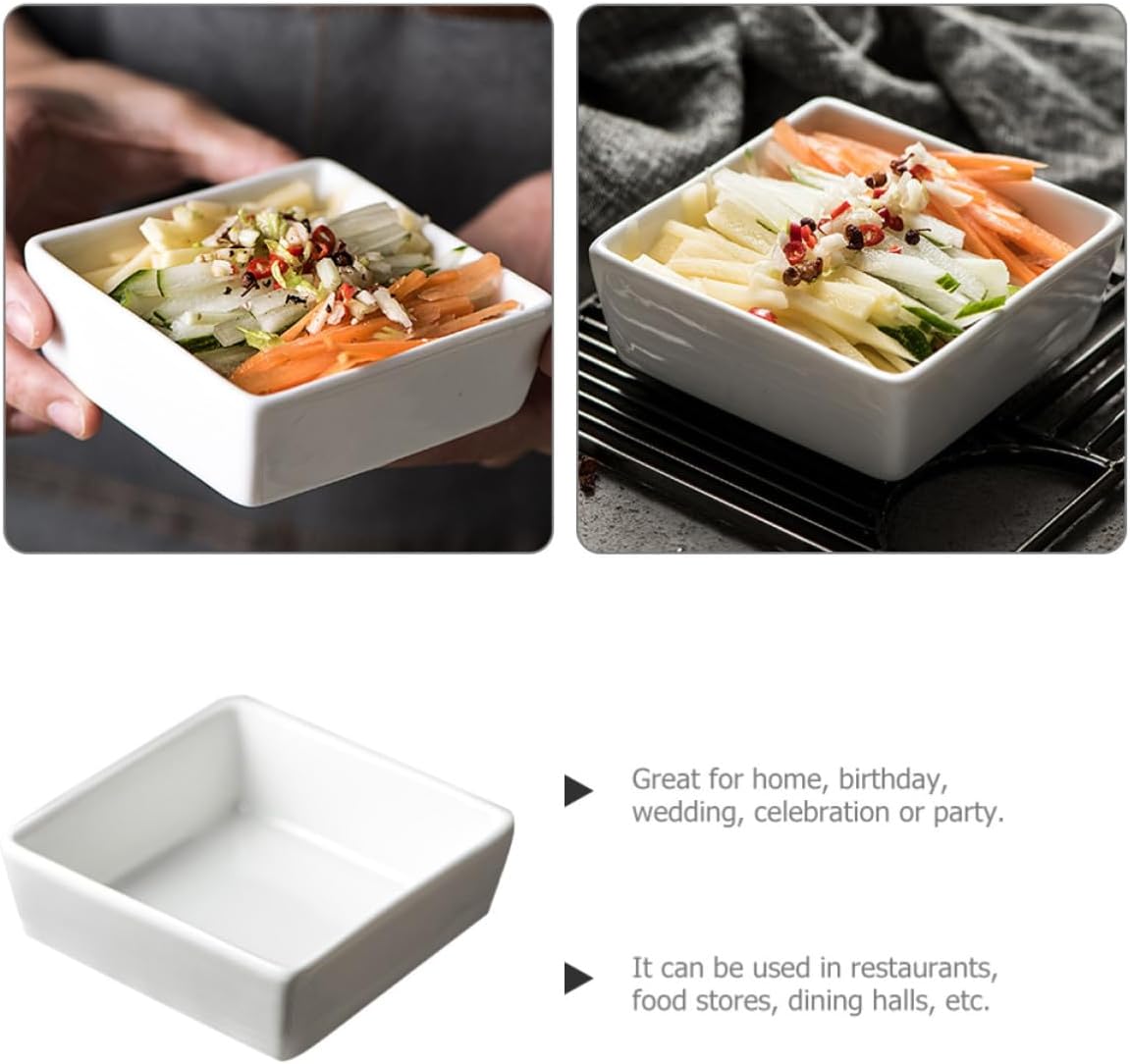 Ceramic Soy Sauce Dish Small Dip Bowl for Dining Table Decoration