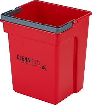Restaurantware 4 qt Red Cleaning Bucket