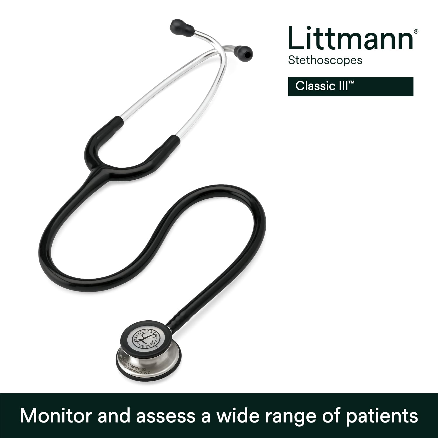 Amazon | リットマン 聴診器 クラシックIII 5620(ブラック) | Littmann