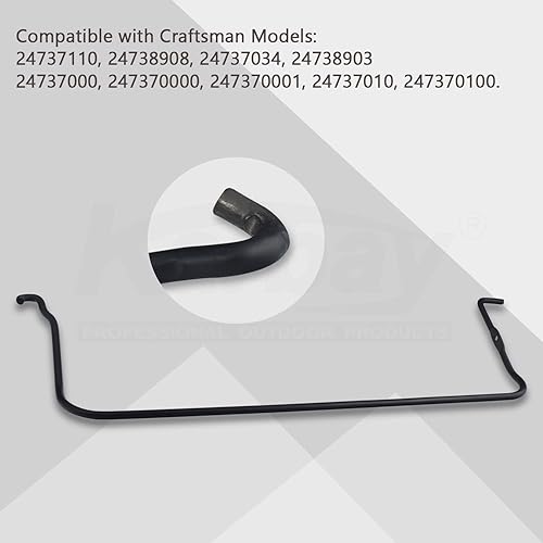 Miniatura 4 de 747-05184D Barra de control de fianza de cortacésped/barra de control de fianza de cable de freno de volante compatible con MTD y Craftsman