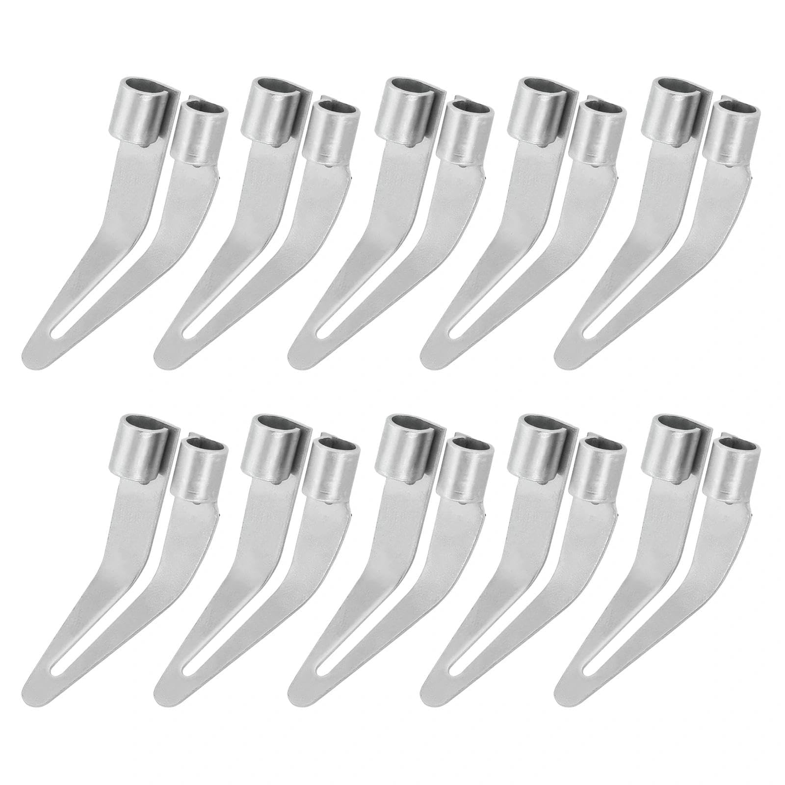Livawnd 10pcs Smooth Heads for Plastic Welding Tool 45 Degree Elbow Smoothing Heads Welding Tips Soldering Repair Tool
