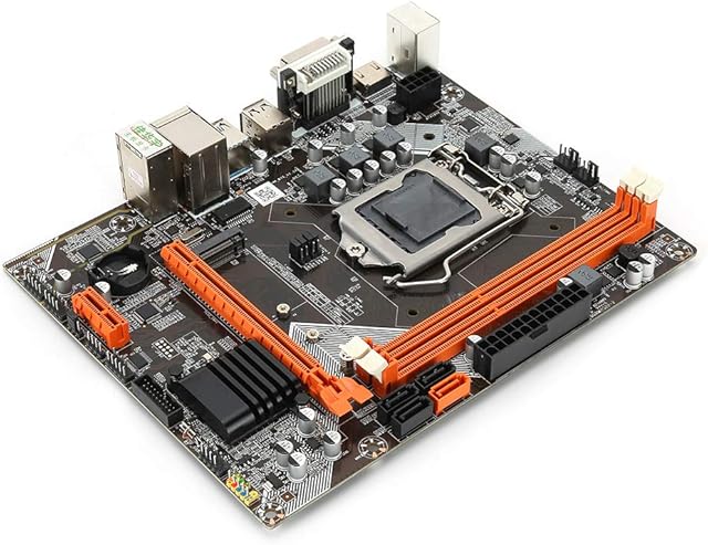 Dpofirs Gaming Motherboard For Intel B75, LGA 1155 Socket, DDR3 1600, 1333, 1066 MHZ, Second and third generation i3, i5 and i7 For Pentium, Celeron Series