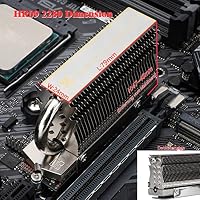 Thermalright HR-09 2280 SSD Kühlkörper, doppelseitiger Kühlkörper, mit thermischem Silikon Pad für M.2 SSD Computer und PC – Ansicht 6