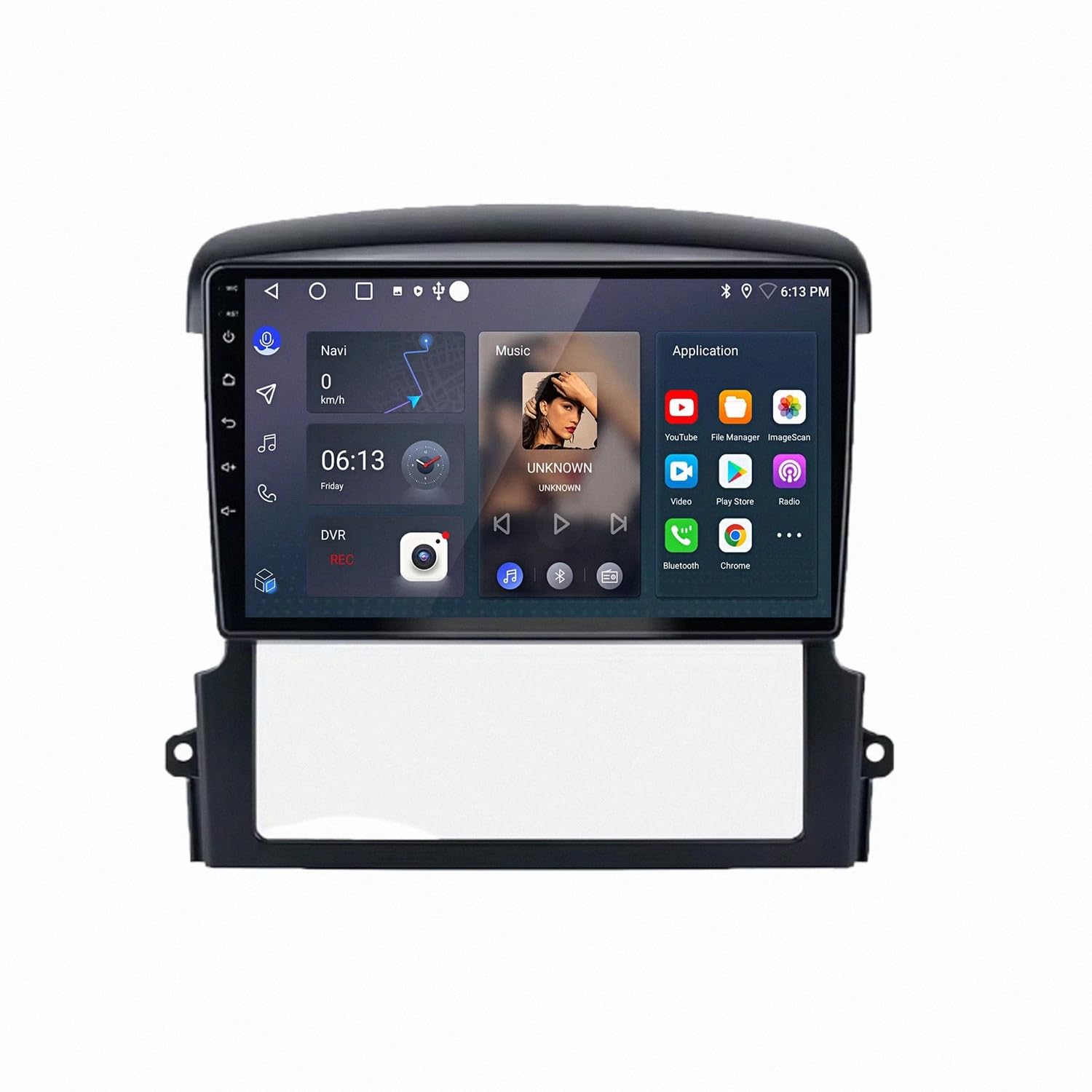 Schermo Auto con Carplay Wireless e Android Auto per Hyundai Verna Accent II 2 1999-2012 Car Radio con Wifi, Gps Navi, Schermo Bluetooth, with Mirror, 4 Nucleo 1G+16G