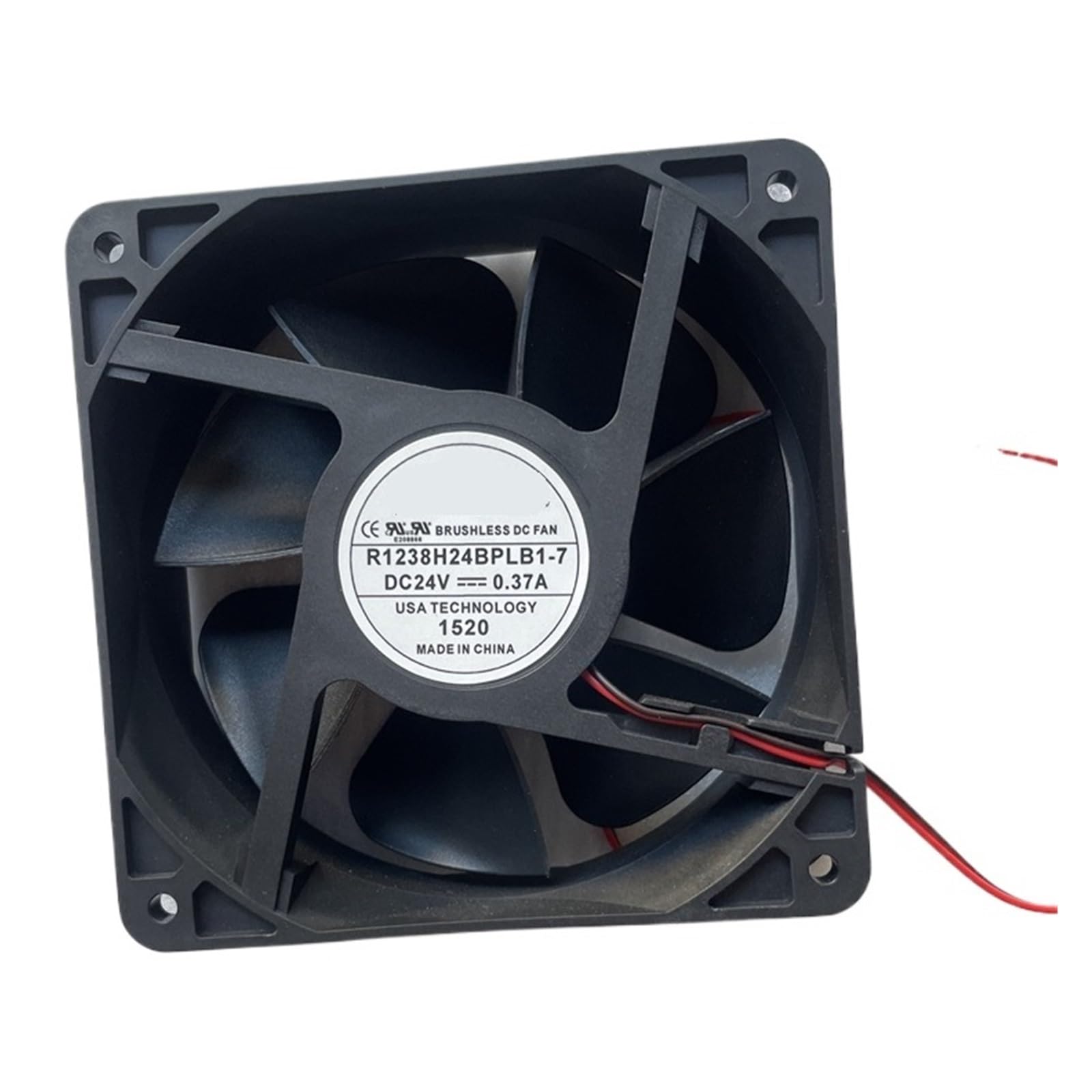 YMUGUEGH Ac fan 120x120x38mm R1238H24BPLB1-7 24V cooling fan dc axial flow fan